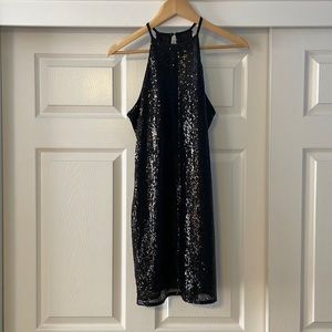 GLAM Black Sequins Dress | Size M